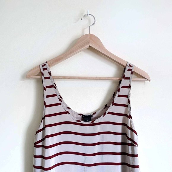 Club Monaco silk striped tank dress - size 2 - Picture 2 of 7